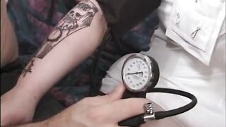 Nurse is wearing white panties and a tight corset - 3 image