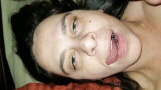 Slut wife sucks me off and fills both her holes till she creams - 14 image