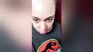 Juicy Thick Girl  anxious  Naughty On Toilet With Sara Grey Wilson - 3 image