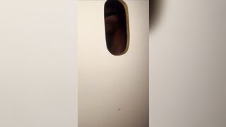 Bbw Glory hole action BBC cumshot - 4 image