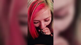 What I didn't spit and swallow ended up on my face and hands - 3 image