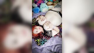Horny chubby redhead mastubation and tease - 6 image