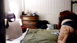 Juicy Big Butt Amateur Redhead Milf Fucking at Home - 2 image