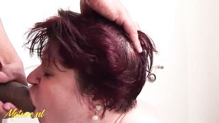 Busty Mature Gets Mouth & Titty Fucked By BBC - 11 image