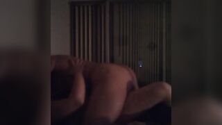 Sexy busty girl grabs and spanks sexy guy's thick ass while he rams her pussy in missionary position - 12 image