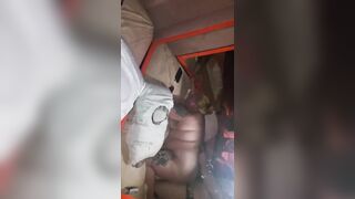 POV booty at the club(removing plug and inserting cock)