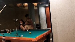 Bbw hardcore latina argentina siendo follada en una clase de pool - 11 image