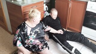 my husband said to save money, so I paid the plumber with sex and blowjob - 5 image