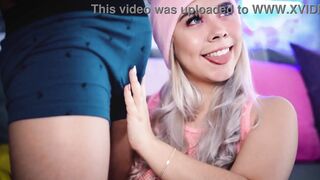 Colombian blonde loves sucking her stepbrother's cock live - 8 image