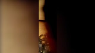 The fat woman masturbates, she sucks me and I cover her pretty slutty face - 7 image