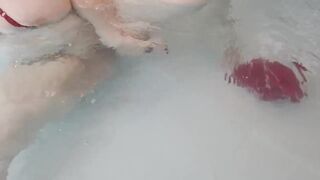 Huge tits big belly Roxanne Miller in the tiniest of swimwear - 15 image