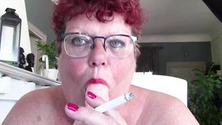 Smoking Hot Dildo Sucking Wife - 8 image
