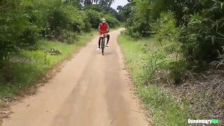 I met the Prince on my way back from firewood, he offered to carry me on his bicycle to where we fucked - 2 image