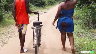 I met the Prince on my way back from firewood, he offered to carry me on his bicycle to where we fucked - 4 image