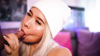 Beautiful Colombian blonde gets fucked by her stepbrother while they broadcast everything online - 13 image