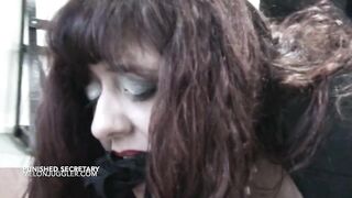 Old busty secretary being spanked fucked and creampied - 5 image