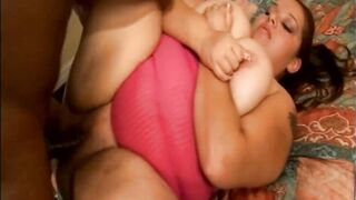 Big Ass Latina with Saggy Boobs Get Facial Cum - 8 image