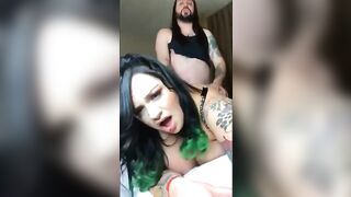 Fucking my married friend in a punk bar bathroom - 10 image