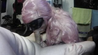 Obedient step daughter deepthroats & swallow Daddy's cum - 4 image