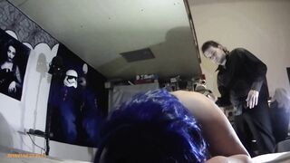 Mazo bitch punished by her Master & painfully moaning into the cam