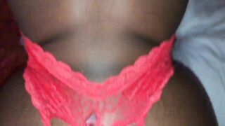 Huge Chocolate Booty takes white dick - 2 image