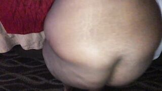 Huge Chocolate Booty takes white dick - 3 image