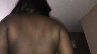 Huge Chocolate Booty takes white dick - 5 image