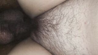 Trying out a new angle ends in huge internal cumshot for wifey - 9 image