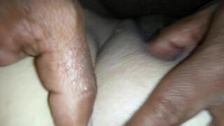 Bbc cumming on my white pussy