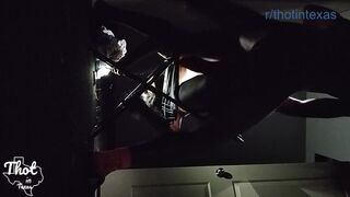 Thot in Texas - Pussy Fucked Doggystyle by Strangers Blowjob and Bet Her Over in Front of Everyone to Fuck - 14 image