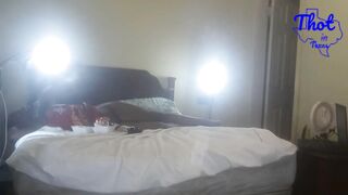 Thot in Texas - Homemade Big Ass Ebony Amateur Milf Waiting Then Getting Dick Ricing Cowgirl - 7 image