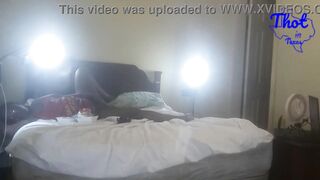 Thot in Texas - Homemade Big Ass Ebony Amateur Milf Waiting Then Getting Dick Ricing Cowgirl - 9 image