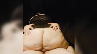 Bbw sucking and riding cock - 10 image