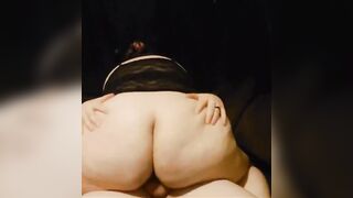 Bbw sucking and riding cock - 8 image