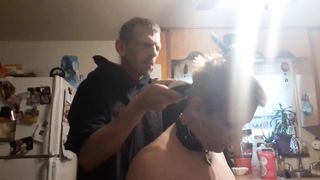 Baldbabey Gets a Haircut in Lingerie - 11 image