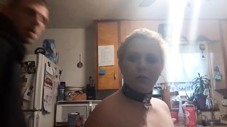 Baldbabey Gets a Haircut in Lingerie