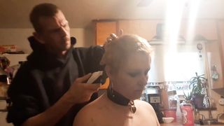 Baldbabey Gets a Haircut in Lingerie - 3 image