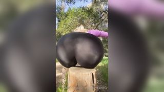 Big PAWG Teasing Big dick black Cock. Milf Ass. Wow - 4 image