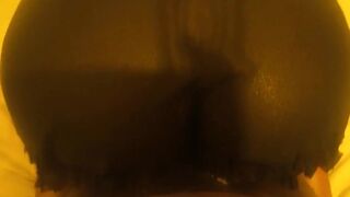 Big Black Cock Slamming Big Black Ass - Real Home Sex - 1 image