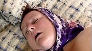 FAT BBW GRANNY MAID FUCKED HARDLY IN THE ROOM - 1 image