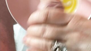 Cum on Cheesecake after sex and Blow Job - 13 image