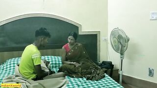 Indian Bengali stepmom hot rough sex with teen son! with clear audio - 3 image