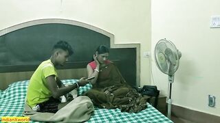 Indian Bengali stepmom hot rough sex with teen son! with clear audio - 4 image