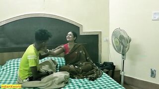 Indian Bengali stepmom hot rough sex with teen son! with clear audio - 6 image