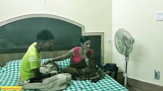 Indian Bengali stepmom hot rough sex with teen son! with clear audio - 7 image