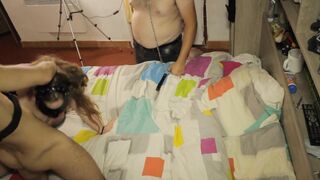 Real Amateur Cuckold Watching his Wife fuck another cock - 2 image