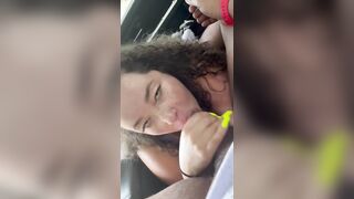 Freckled BBW gets facial - 14 image