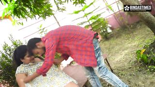 Superhot Milf Doyel Fucks Outdoor with Chocolate in the Rain ( Hindi Audio ) - 3 image