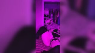 Fat white PAWG sucks and fucks dildo - 15 image