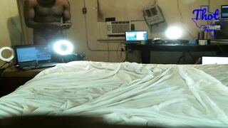 Thot in Texas - Shaved Pussy Big Wobbly Booty Black Ebony MILF Real Hot Ass - 1 image